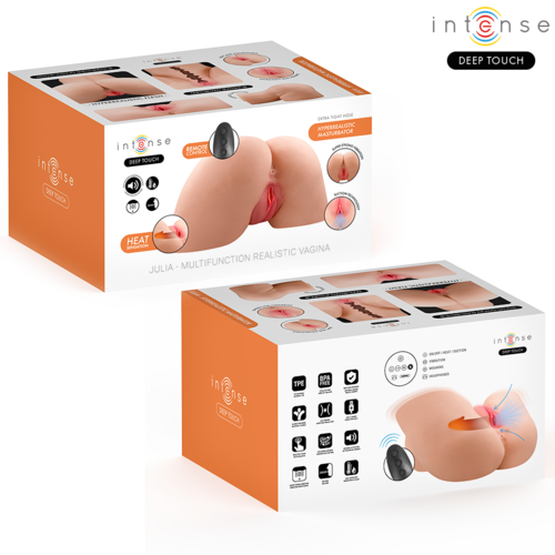 INTENSE DEEP TOUCH - JULIA MASTURBADOR SUCCIONADOR REALÍSTICO VAGINA CON EFECTO CALOR