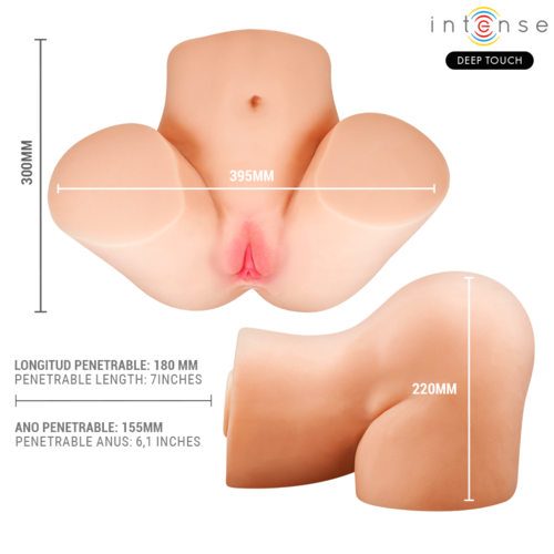 INTENSE DEEP TOUCH - JULIA MASTURBADOR SUCCIONADOR REALÍSTICO VAGINA CON EFECTO CALOR