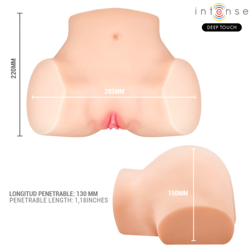INTENSE DEEP TOUCH - NICOLE MASTURBADOR SUCCIONADOR REALÍSTICO VAGINA CON EFECTO CALOR