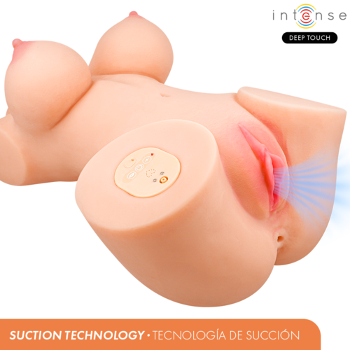 INTENSE DEEP TOUCH - VERO TORSO SUCCIONADOR REALÍSTICO CON VIBRACIÓN FEMENINO