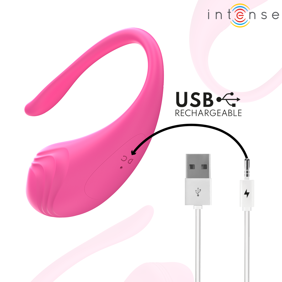 INTENSE - OLIVIA HUEVO VIBRADOR ROSA CONTROL REMOTO