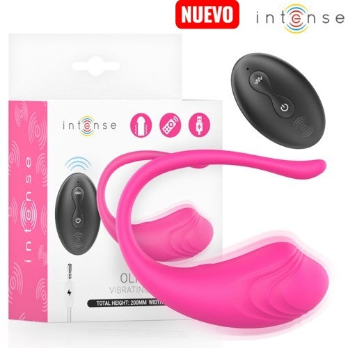 INTENSE - OLIVIA HUEVO VIBRADOR ROSA CONTROL REMOTO