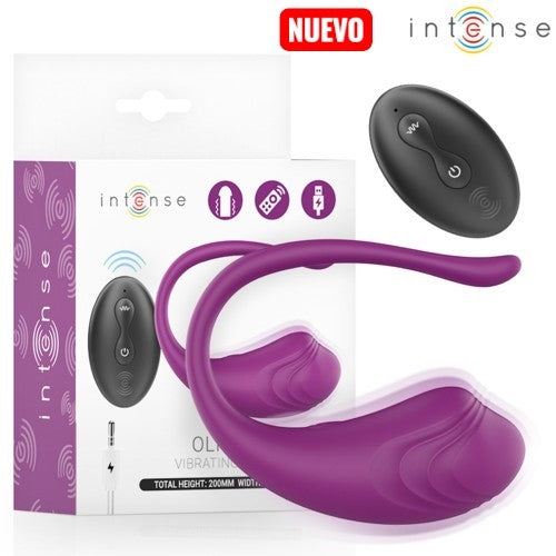 INTENSE - OLIVIA HUEVO VIBRADOR MORADO CONTROL REMOTO