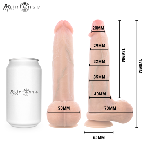 MR INTENSE - BRUCE S DILDO 17.8 CM -Ø- 4 CM