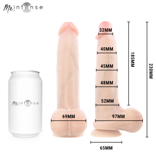 MR INTENSE - BRUCE L DILDO 23 CM -Ø- 5.2 CM