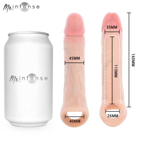 MR INTENSE - SIMON L FUNDA PARA PENE 16 CM -Ø- 4.5 CM