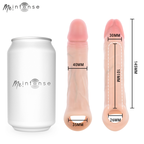 MR INTENSE - ARNOLD M VIBRADOR FUNDA PENE CONTROL REMOTO 14.5 CM -Ø- 4 CM