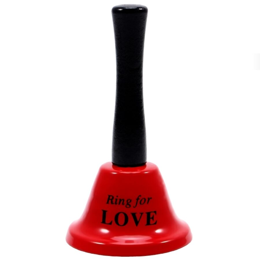 DIABLO PICANTE - CAMPANA DE MANO 'RING FOR LOVE' COLOR ROJO