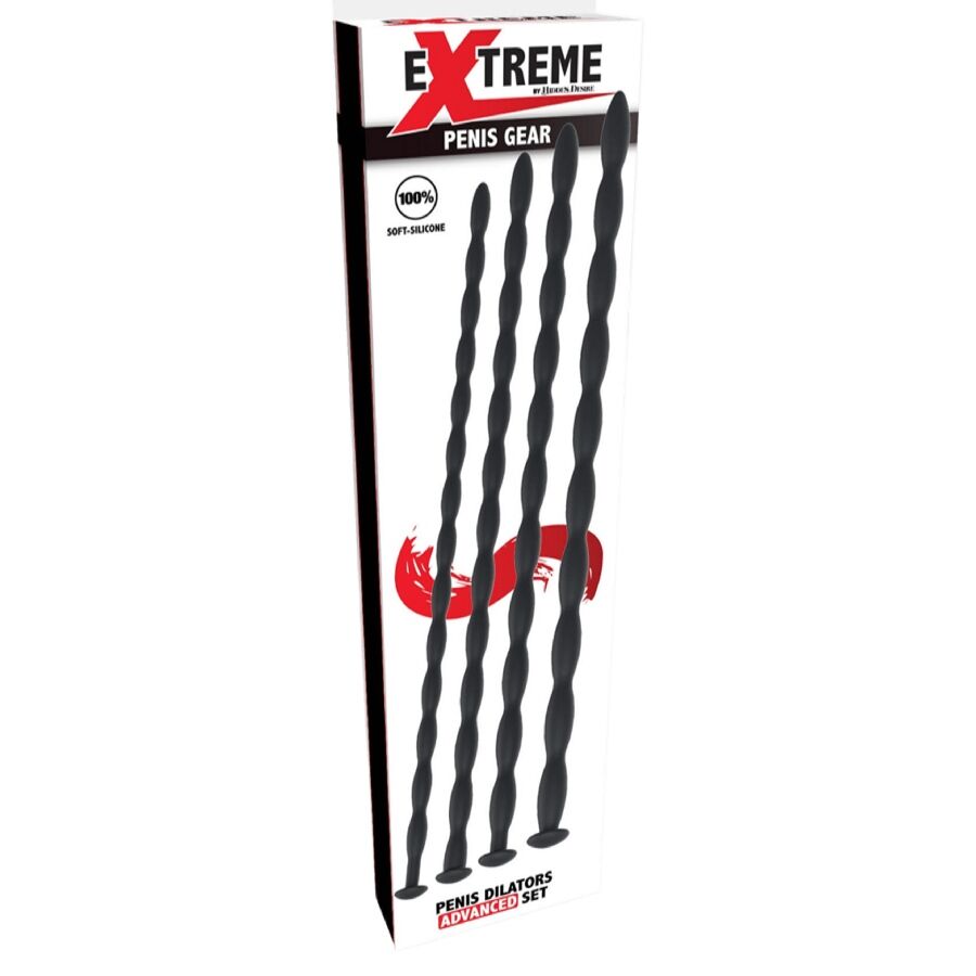 HIDDEN DESIRE - EXTREME ADVANCED SET DE DILATADORES DE URETRA 4 UDS