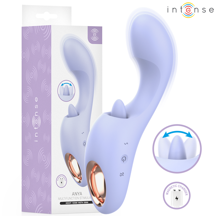 INTENSE - ANYA ESTIMULADOR MULTIFUNCIÓN CON VIBRACIÓN Y MOVIMIENTO