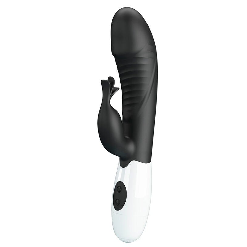 PRETTY LOVE - ROGUE MUSE VIBRADOR RABBIT 30 FUNCIONES NEGRO