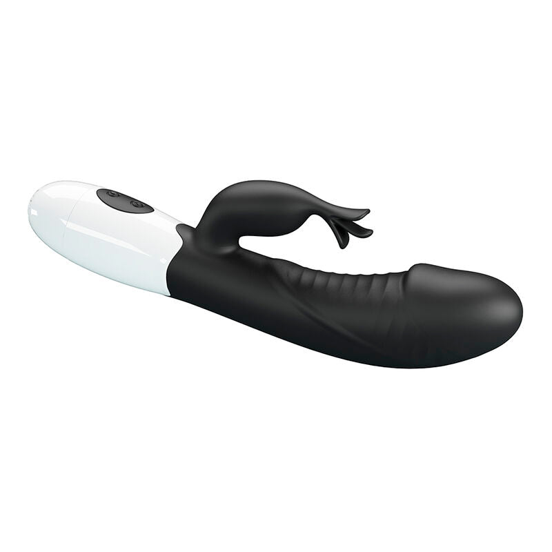 PRETTY LOVE - ROGUE MUSE VIBRADOR RABBIT 30 FUNCIONES NEGRO