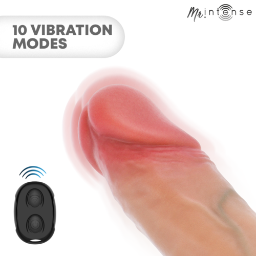 MR INTENSE - ARNOLD L VIBRADOR FUNDA PENE CONTROL REMOTO 16 CM -Ø- 4.5 CM