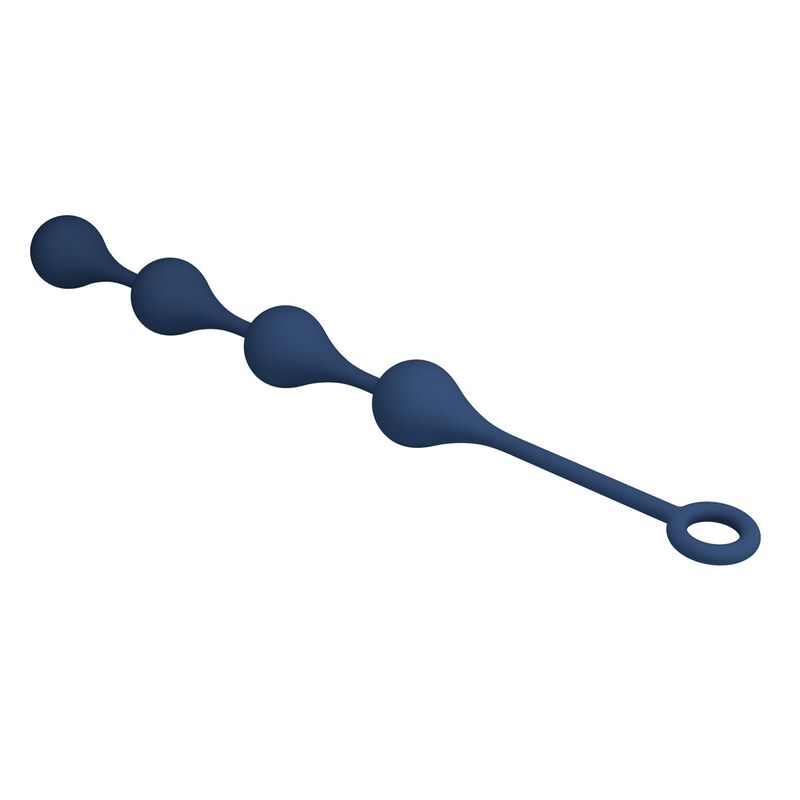 MR PLAY - BOLAS ANALES SILICONA AZUL TALLA L -Ø- 42,6 CM