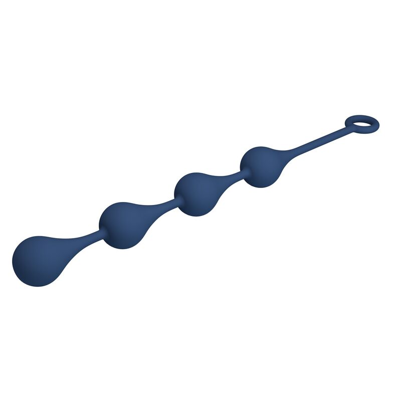 MR PLAY - BOLAS ANALES SILICONA AZUL TALLA L -Ø- 42,6 CM