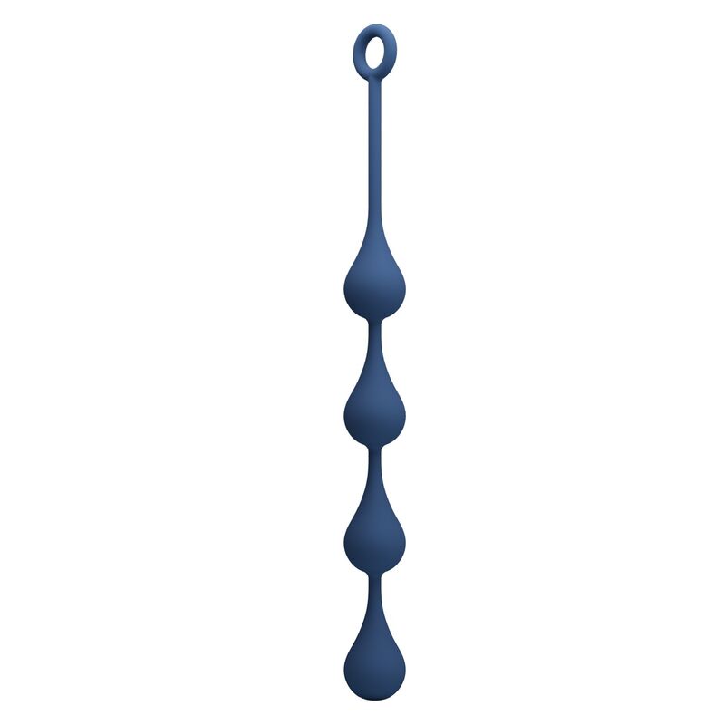 MR PLAY - BOLAS ANALES SILICONA AZUL TALLA L -Ø- 42,6 CM