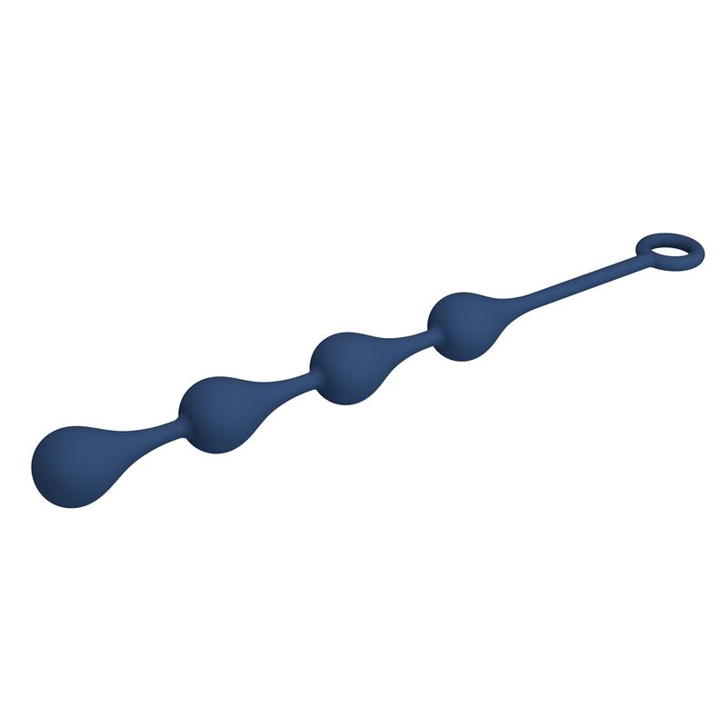 MR PLAY - BOLAS ANALES SILICONA AZUL TALLA M -Ø- 33 CM