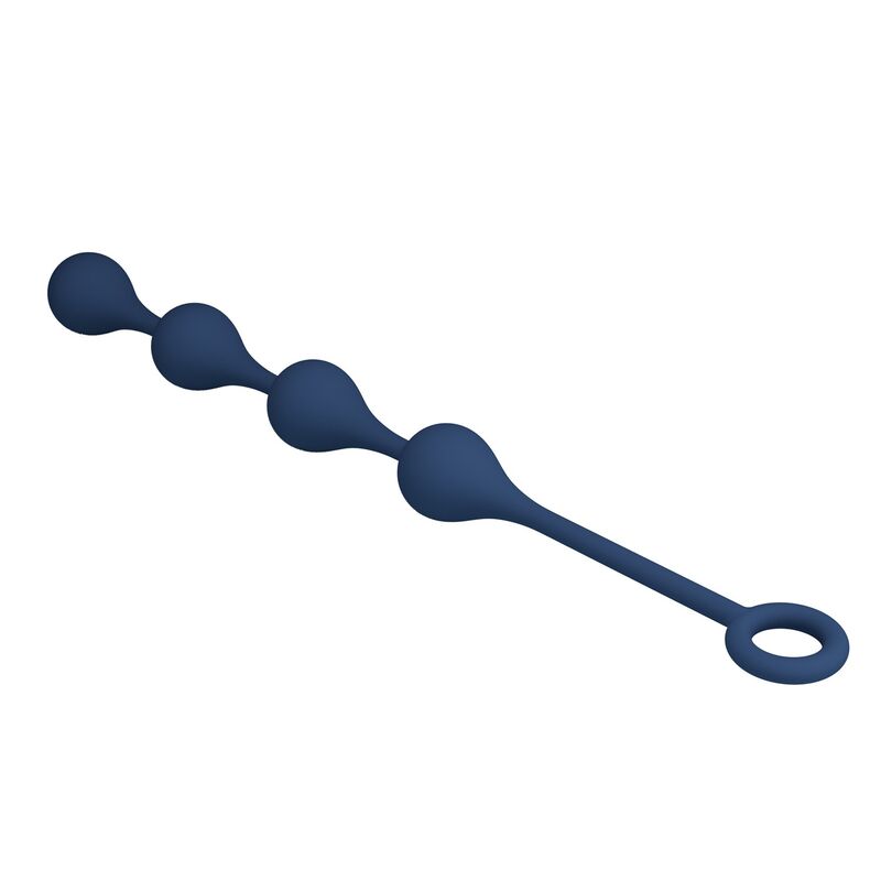 MR PLAY - BOLAS ANALES SILICONA AZUL TALLA M -Ø- 33 CM