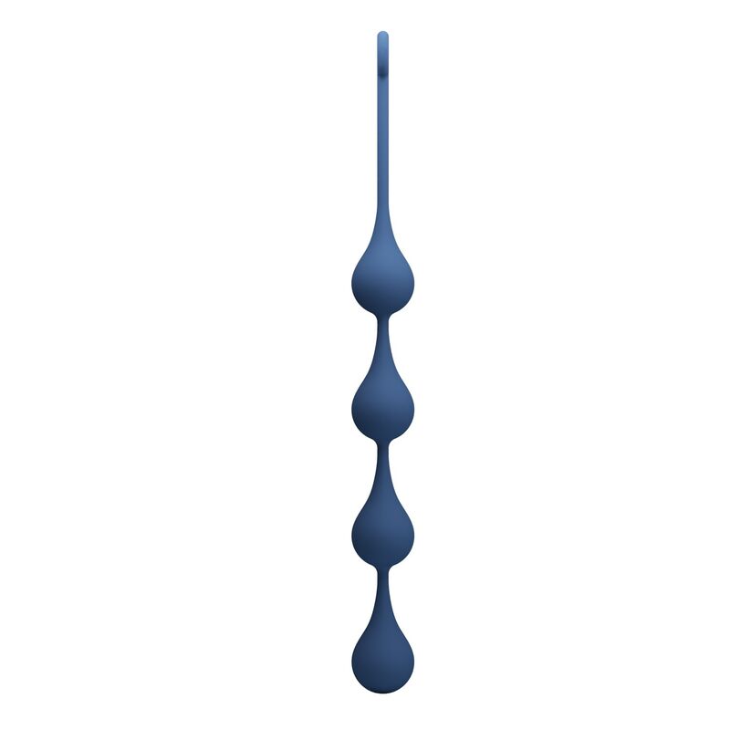 MR PLAY - BOLAS ANALES SILICONA AZUL TALLA XL -Ø- 52,5 CM