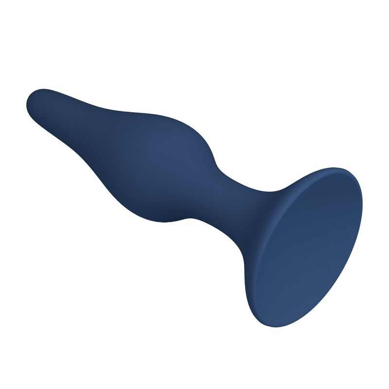 MR PLAY - PLUG ANAL CÓNICO SILICONA AZUL