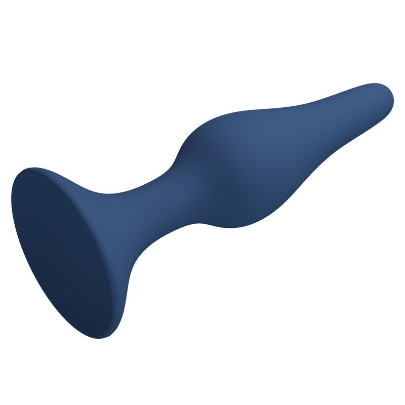 MR PLAY - PLUG ANAL CÓNICO SILICONA AZUL