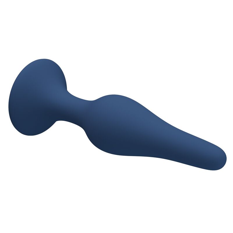 MR PLAY - PLUG ANAL SLIM SILICONA AZUL
