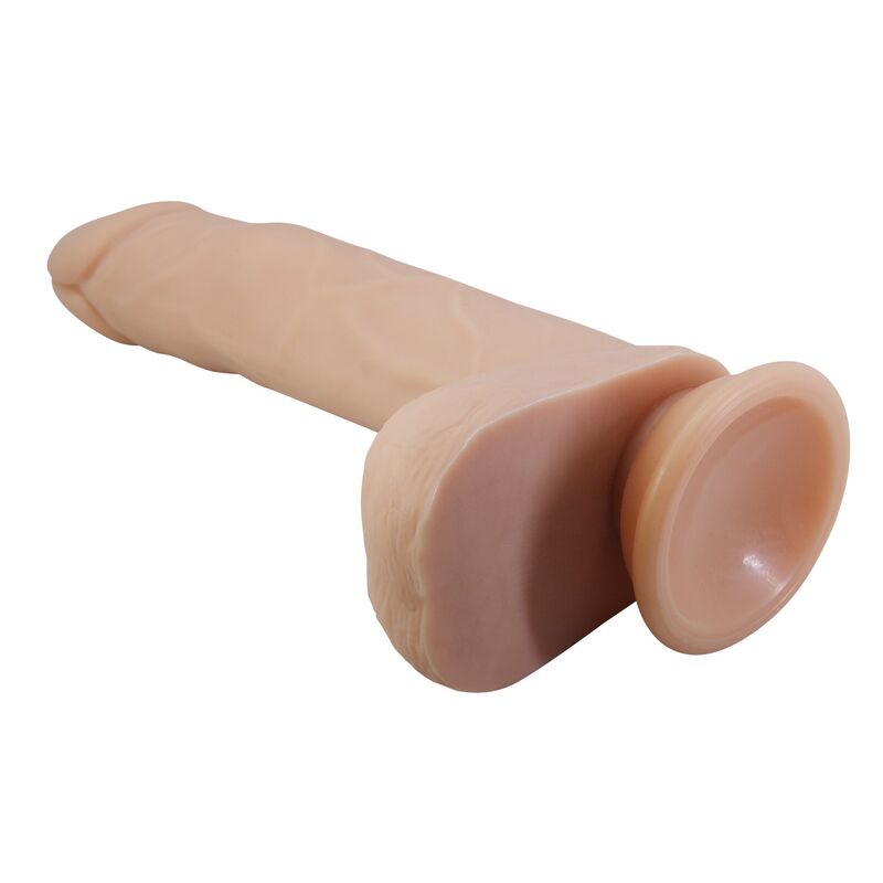 PRETTY LOVE - DAVEY DILDO VIBRADOR CON EMPUJE Y ROTACIÓN 22,5 CM Ø 4,8 CM COLOR NATURAL