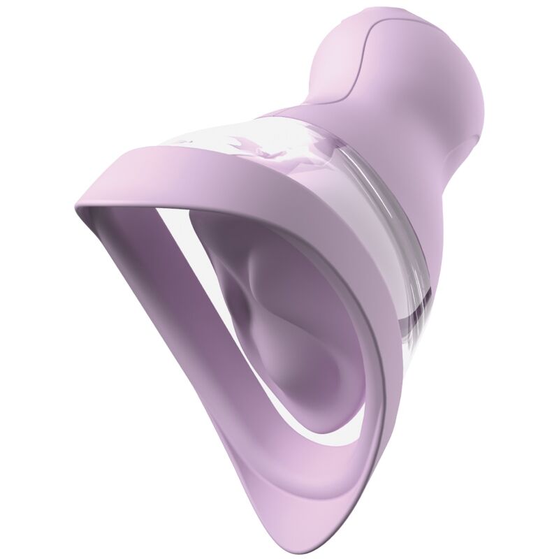 FANTASY FOR HER - VELOURA TOUCH PLEASURE PUMP BOMBA ÍNTIMA CON SUCCIÓN Y VIBRACIÓN MORADA