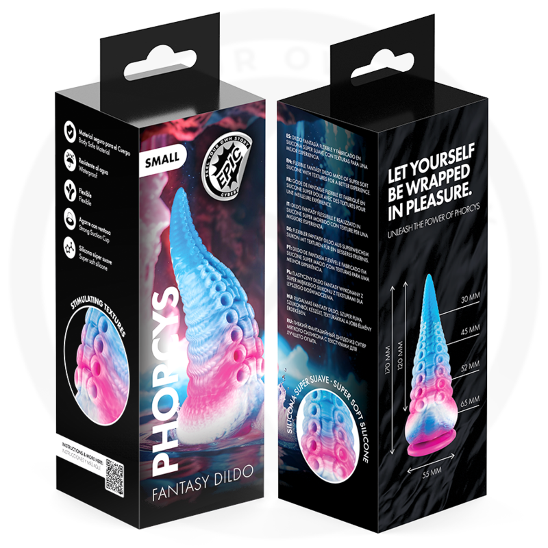 EPIC - PHORCYS DILDO TENTÁCULO AZUL TAMAÑO PEQUEÑO