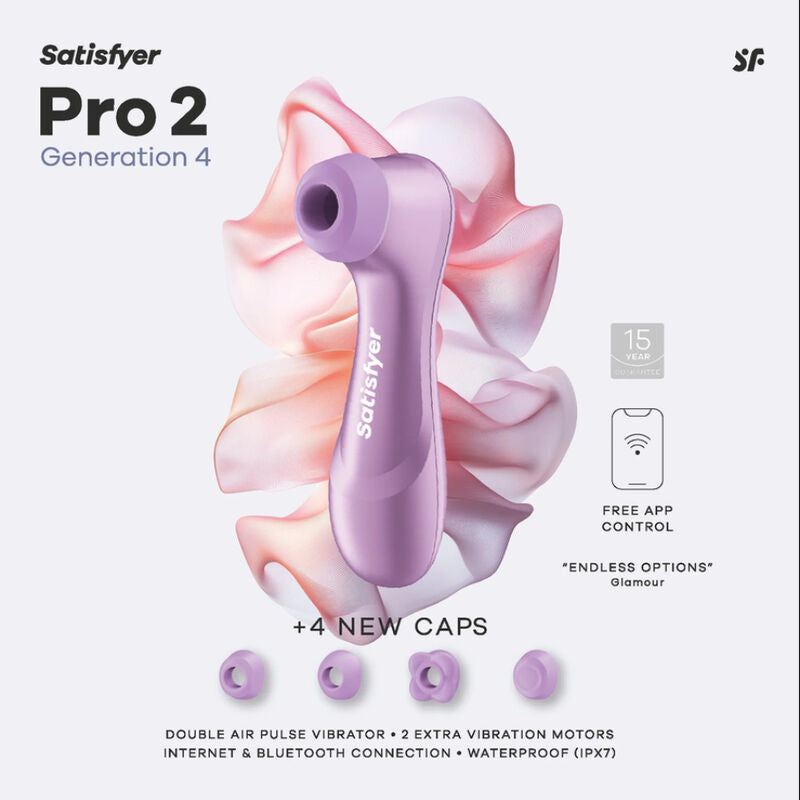 SATISFYER - PRO 2 GENERATION 4 ESTIMULADOR DE CLÍTORIS AMATISTA