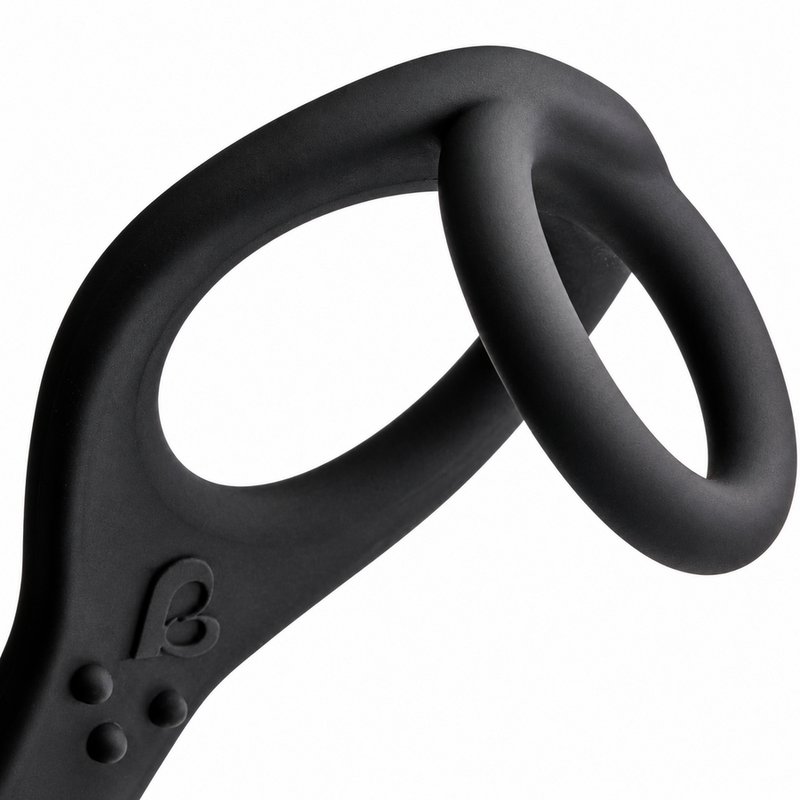 ROCKS-OFF - RO-ZEN ESTIMULADOR PROSTÁTICO VIBRADOR CON DOBLE ANILLO 7 VELOCIDADES NEGRO