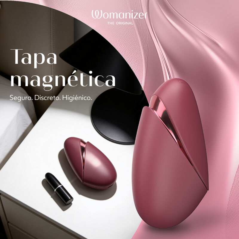 WOMANIZER - NEXT ESTIMULADOR DE CLÍTORIS POR SUCCIÓN 14 NIVELES BURDEOS