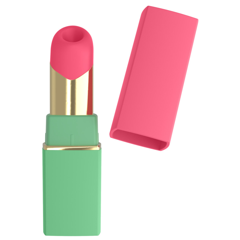 WOMANIZER - BEAUTY ESTIMULADOR DE CLÍTORIS POR SUCCIÓN 6 NIVELES VERDE Y ROSA