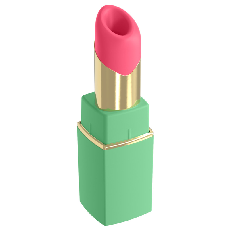 WOMANIZER - BEAUTY ESTIMULADOR DE CLÍTORIS POR SUCCIÓN 6 NIVELES VERDE Y ROSA