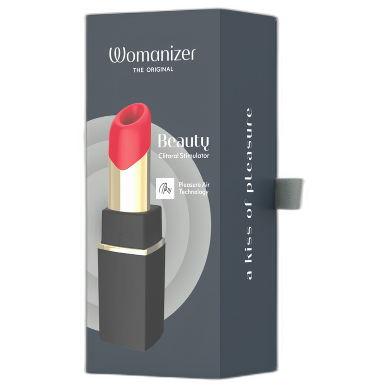WOMANIZER - BEAUTY ESTIMULADOR DE CLÍTORIS POR SUCCIÓN 6 NIVELES NEGRO Y DORADO
