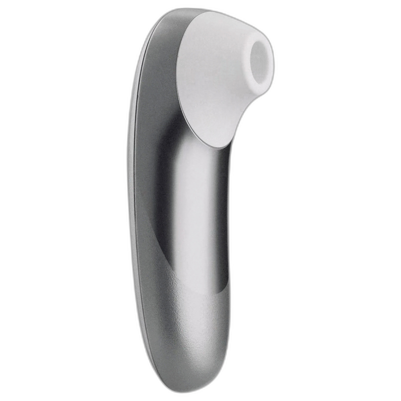 WOMANIZER - PRO ESTIMULADOR DE CLÍTORIS POR SUCCIÓN 11 NIVELES GRIS PLATEADO