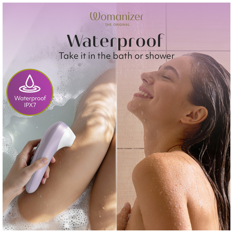 WOMANIZER - PRO ESTIMULADOR DE CLÍTORIS POR SUCCIÓN 11 NIVELES LILA