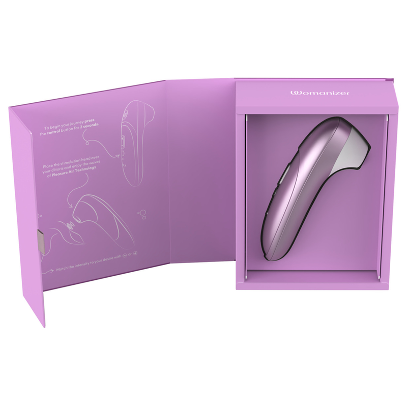 WOMANIZER - PRO ESTIMULADOR DE CLÍTORIS POR SUCCIÓN 11 NIVELES LILA