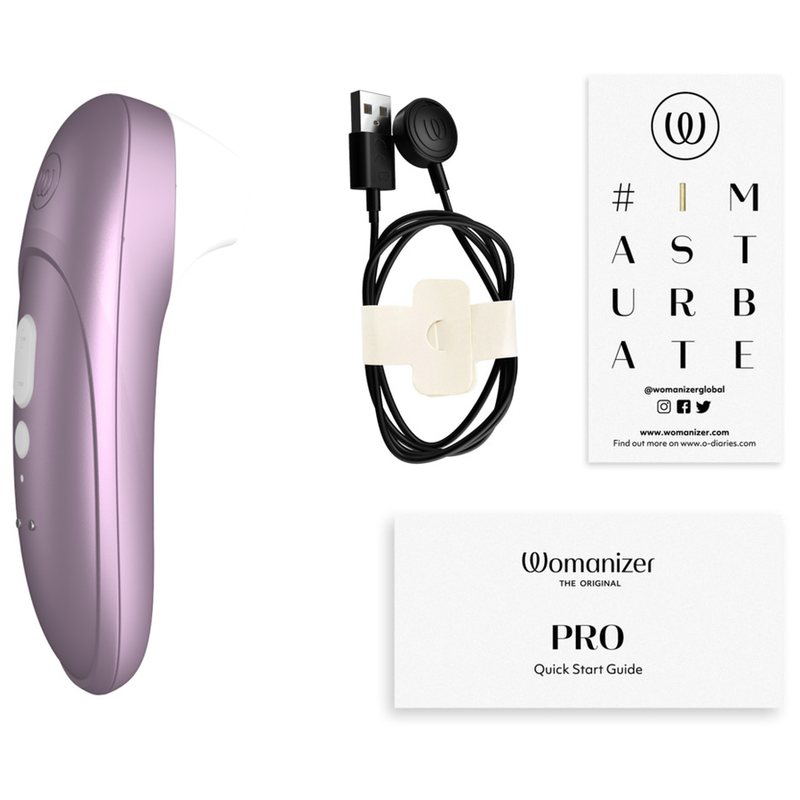 WOMANIZER - PRO ESTIMULADOR DE CLÍTORIS POR SUCCIÓN 11 NIVELES LILA