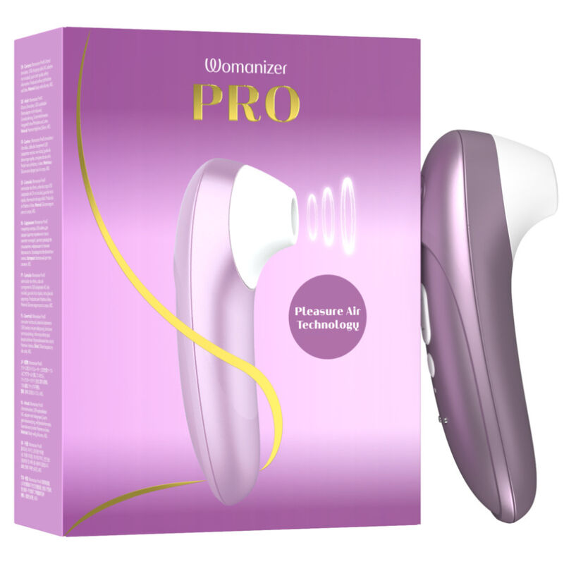 WOMANIZER - PRO ESTIMULADOR DE CLÍTORIS POR SUCCIÓN 11 NIVELES LILA