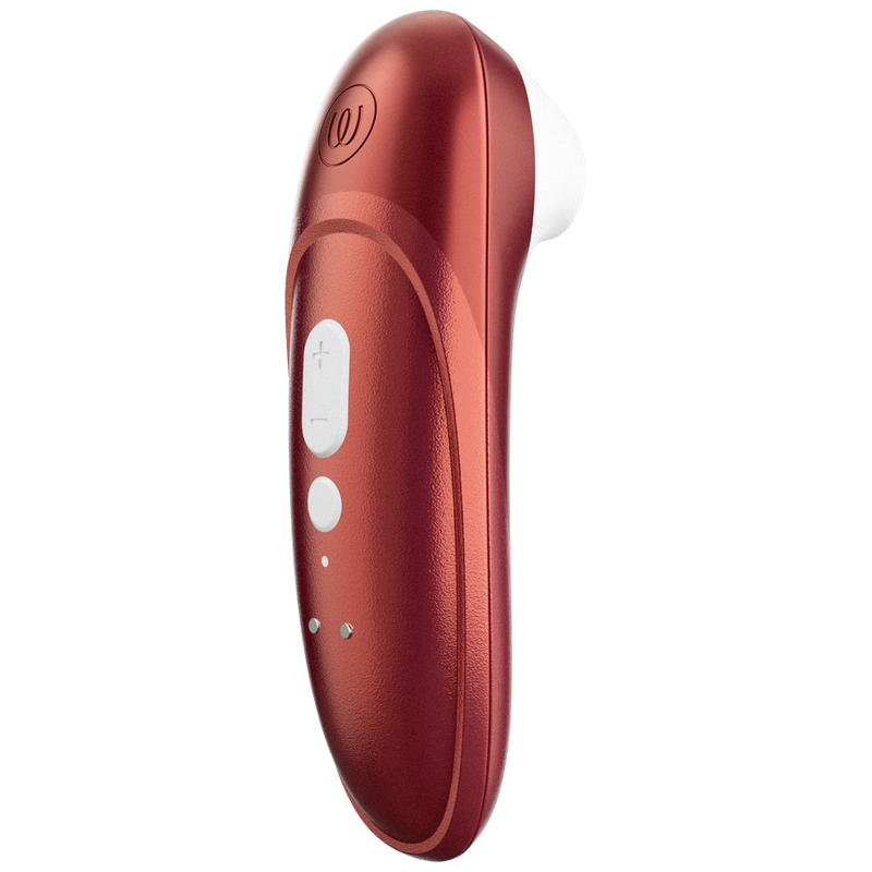 WOMANIZER - PRO ESTIMULADOR DE CLÍTORIS POR SUCCIÓN 11 NIVELES ROJO BURDEOS