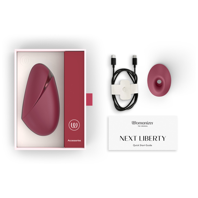 WOMANIZER - NEXT LIBERTY ESTIMULADOR DE CLÍTORIS 3D PLEASURE AIR BURDEOS