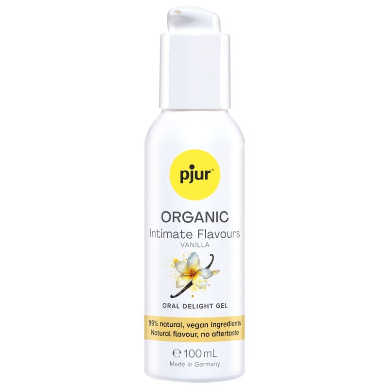 PJUR - ORGANIC INTIMATE FLAVOURS GEL ÍNTIMO ORAL SABOR VAINILLA 100 ML