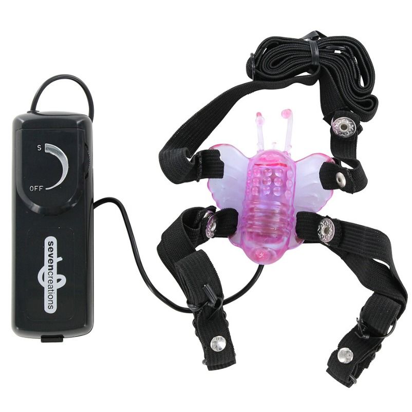 SEVEN CREATIONS - BUTTERFLY STIMULATOR CON VIBRACIÓN