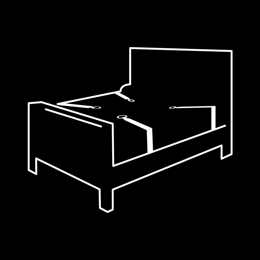 FETISH SUBMISSIVE - SET DE ESPOSAS Y ATADURAS CON FORRO DE NEOPRENO