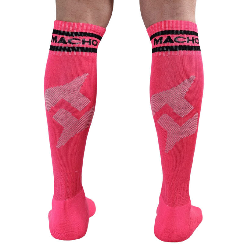 MACHO - CALCETINES LARGOS TALLA ÚNICA ROJO