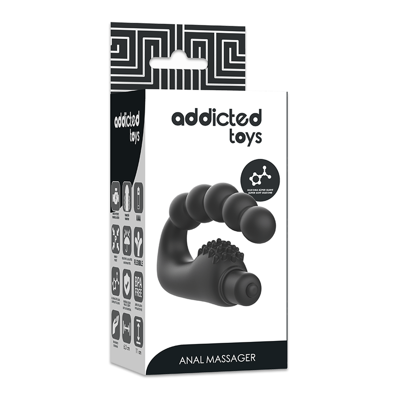 ADDICTED TOYS - MASAJEADOR ANAL PROSTÁTICO CON VIBRACIÓN
