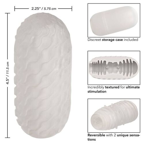 CALEXOTICS - REVERSIBLE RIBBED STROKER