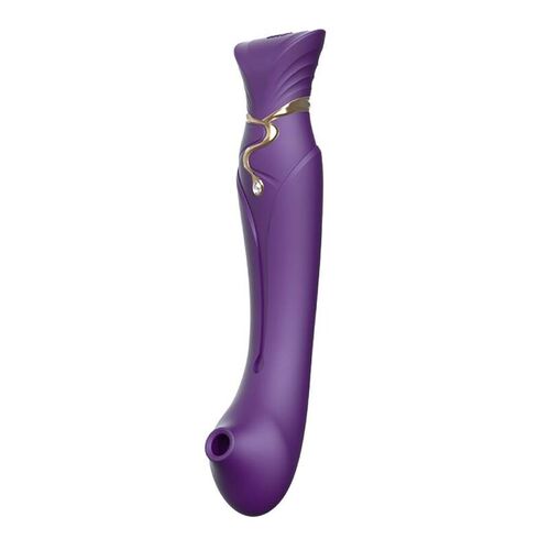 ZALO - QUEEN SET PULSE WAVE CLIT STIM MORADO