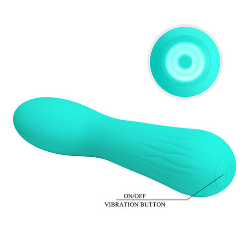 PRETTY LOVE - FAUN VIBRADOR RECARGABLE VERDE AGUA